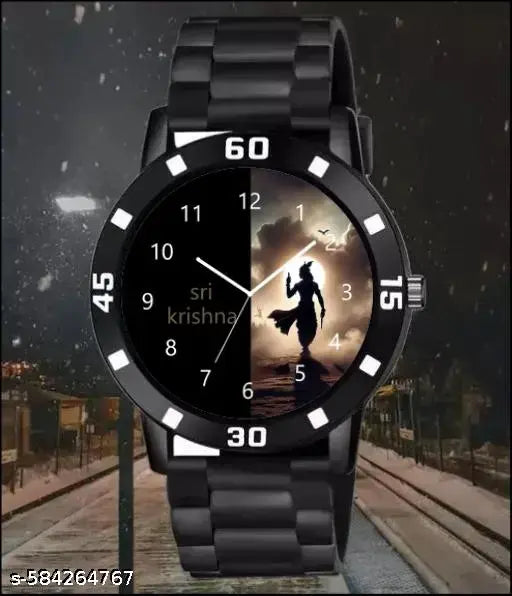 New fashion sri krishna modal watch for men and boys