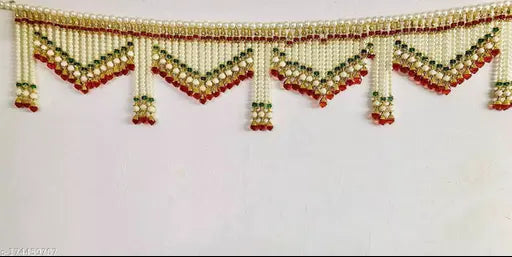 Jack Lawrence Traditional Fine Art Handmade Toran Multicolored Silk for House Decorations Toran