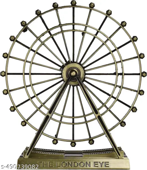 1 Pcs World Famous Building London Eye Antique Vintage Statue for Gifting Valentine Gifts,Office Desk,Decorative Showpeice for Home Decor,Wedding,Table Stand,Living Room(9.5 cm)
