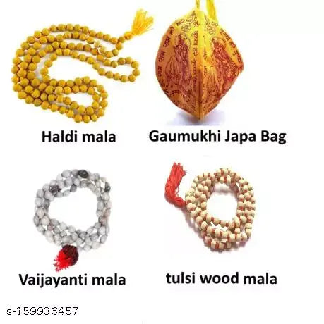 E-BRIJ HAAT Combo of 3 mala ( 108+1 Beads