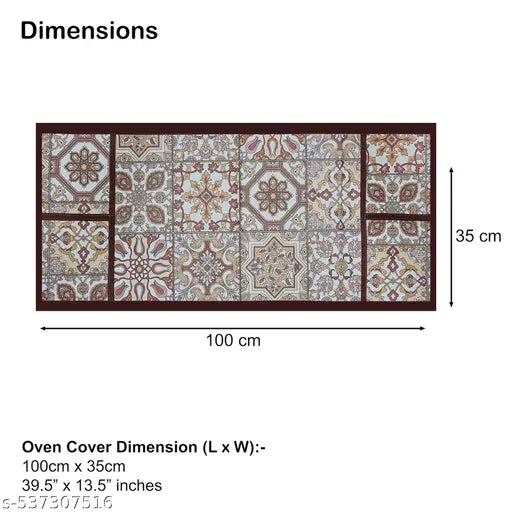 Krishna E premium quality water proof Fabric Fridge Cover With 1 pec of Microwave Oven Cover  - Set of 2 Pec