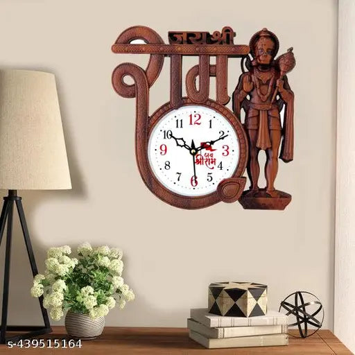 Designer Hanuman Ji Jai shri Ram Wall clock