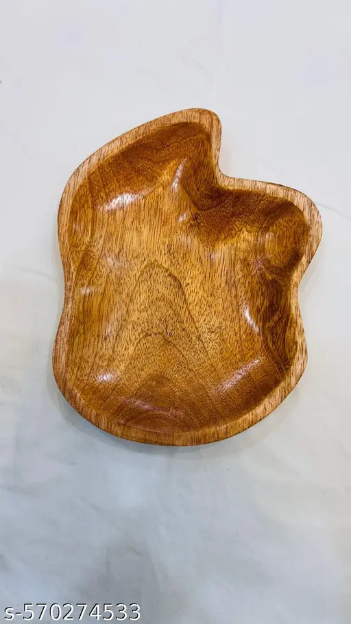 Adeez Gallery Wooden Tray Size 8x6 inch Colour National Brown