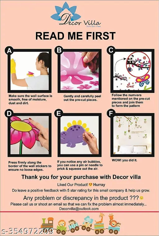 Decor Villa Diwali Multicolor Rangoli Floor Sticker Size-(38Cm x 38Cm)