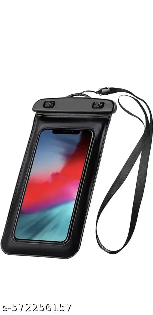 SANWARIYA ENTERPRISES Plastic Universal Waterproof Phone Cellphone Pouch Cellphone Dry Bag Case for Iphone, Samsung, Pixel, Mi, Moto Up to 7.0 Inch (Multicolor)(Pack of 1)