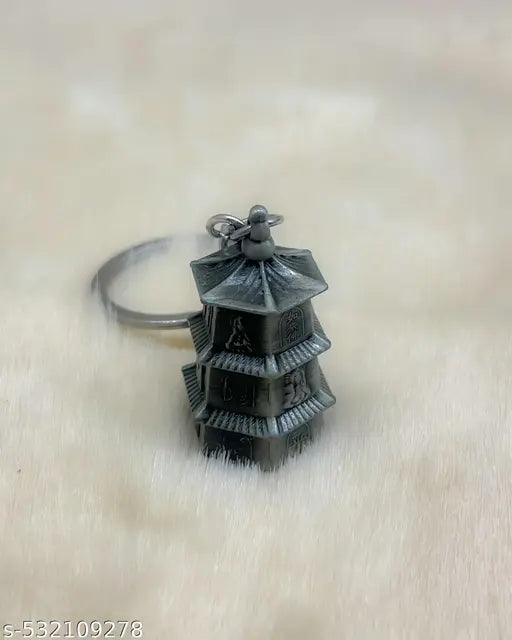 Stylish Brown Bell Keychain for Bike, Car & Bags – Cute Sounding Metal Key Ring & Car Home Pendant Best Sound Combo set 3