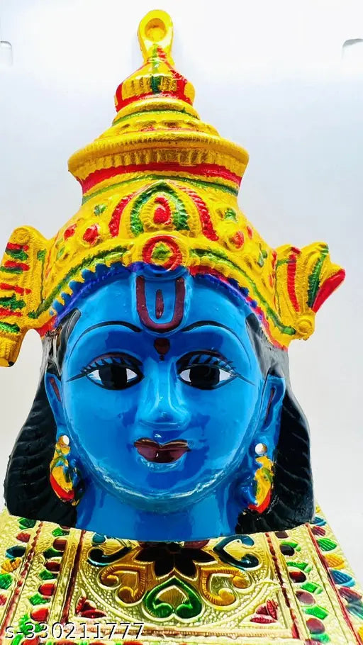 Pack Of 2 Aashirwad Collection Laxmi Narayan Face- Lakshmi Narayan Face- Laxmi Face- Vishnu Face