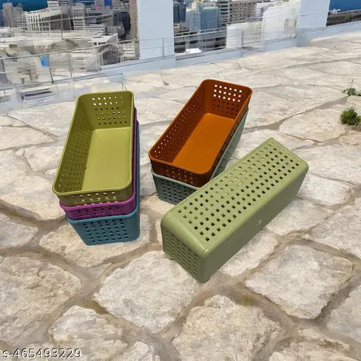 Pack of 6 | Bathroom Organiser | Desk Organizers for Staitionary Jwellery Tool Cabinet for Bedroom or Washroom Kitchen Office 023