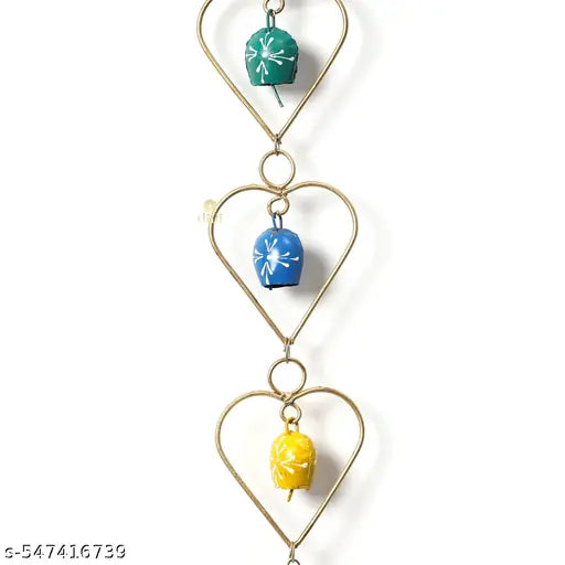 DULI Metal Windchime Wall Hanging, Feng Shui, Wall Art, Wall Decor, PositiveVibes, Rustic Wall Hangings, Wall Art, Festive Decor, Festive Decoration, Gift (27 inch)