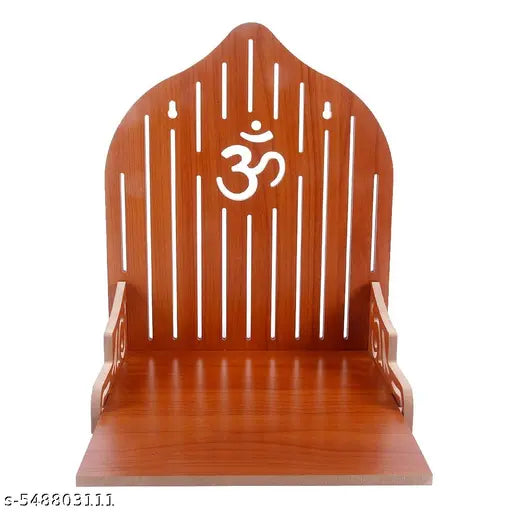 Handcrafted wooden home decorative temple