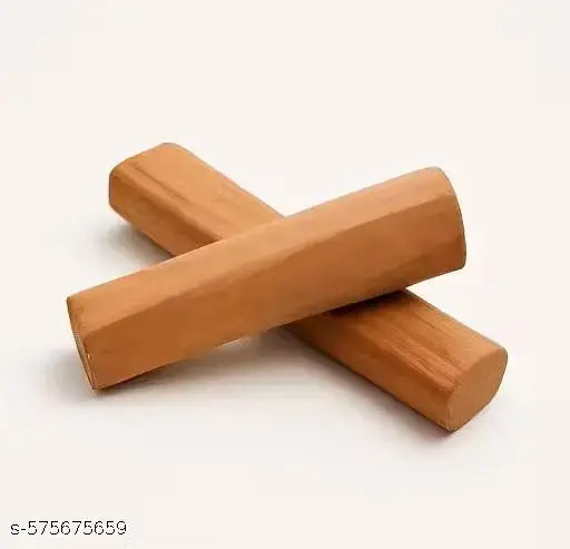 Pack Of 2 Sandalwood (Chandan) Sticks | Pure & Fragrant Lakdi for Spiritual & Cosmetic Use | Ayurvedic Chandan Lakdi For Face Pack | Original Sandalwood Sticks | Sandalwood For Face Pack
