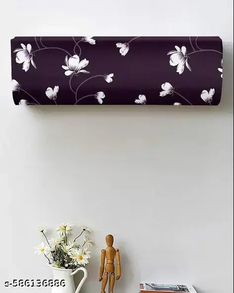 Ebring Lycra 1 Ton to 1.5 Ton Split Ac Cover For Indoor Unit (P-Floral)