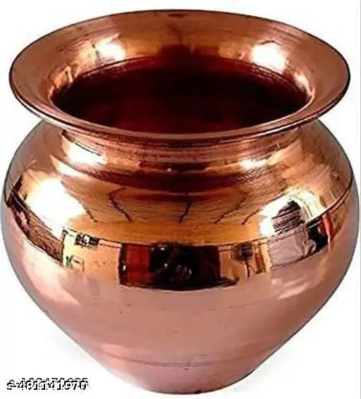HARIDWAR TRENDS Kalash Lota for Festival Puja Lota PUJA Kalash Lota C  Handmade Pure Copper Kalash kalash Ayurvedic Water Drinking Lota