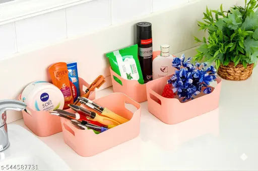 NXTBUY® Storage Baskets: Buy 2 Get 2 Free! | Multipurpose Home Organizer (Pack of 4)