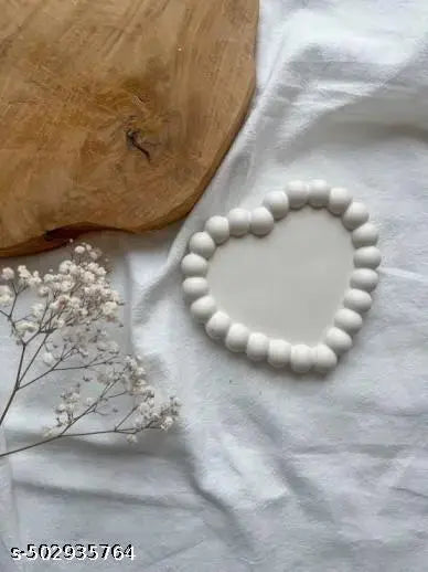 HEART CONCRETE TRAY, Catchall Tray, Bubble Concrete Tray, Heart Tray, Decorative Tray, Minimal Concrete Decor, Valentines Day, Bubble Tray
