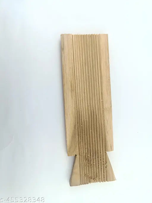 advancedestore (Pack of 2) Gavvalu Sweet Maker Wooden Board|Pasta Maker|Shell of Sweet Wood