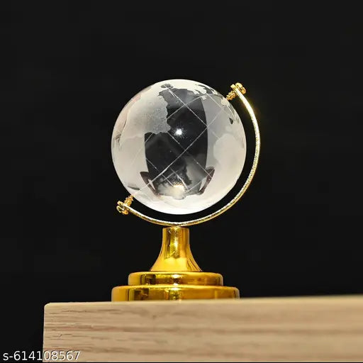 Globe Showpiece for Home, Office Desk, Study Table & Work Décor | Spiritual Decoration