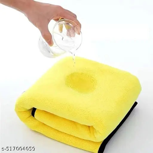 Microfiber Pack of 1 Ultra-Soft, Quick-Absorbent & Cooling Towel for Pets | Eco-Friendly, Fast-Drying Bathing Towel for Dogs & Cats of All Breeds | Perfect for Travel & Outdoor Uses | Green | Size 16x24 Inch, 600 GSM,