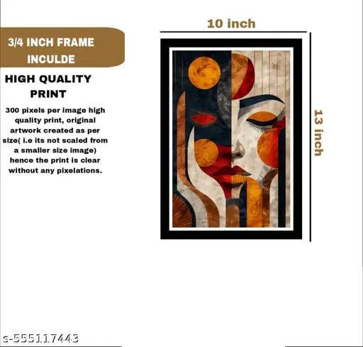 Abstract painting artwork