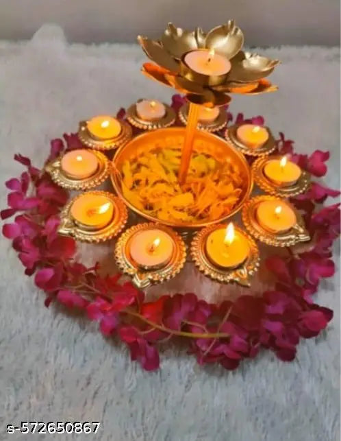 Single layer 10 diyas
