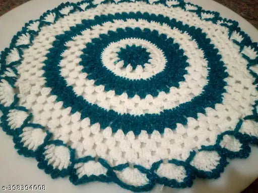 Woolen Hand Knit Beautiful Puja Thali Cover Thalposh