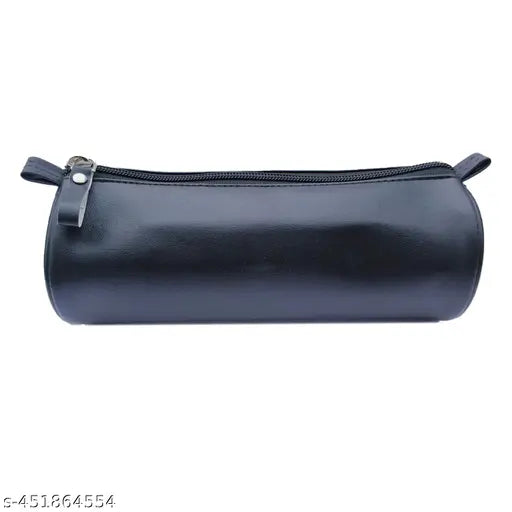 FanDream Multi-Utility FOAM Pencil Case, with Beautiful Metallic Logo, School & College Supply for Students, Stationery case, Multi-Functional Pen/Pencil & Stationary for Kids, Boys & Girls, A Good Birthday & Return Gift (BLACK).