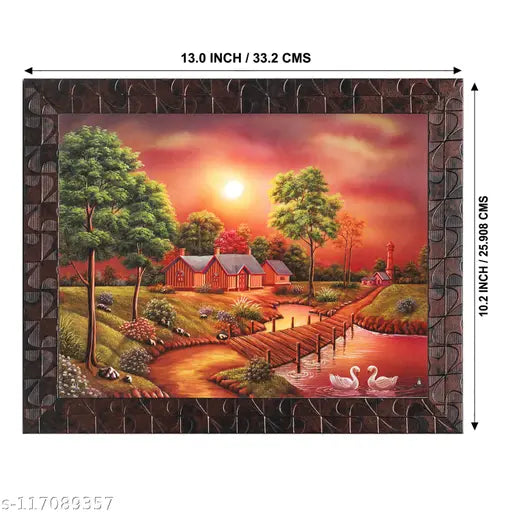 Indianara Single Elegant MDF Art Painting without glass (10 X 13 INCH )