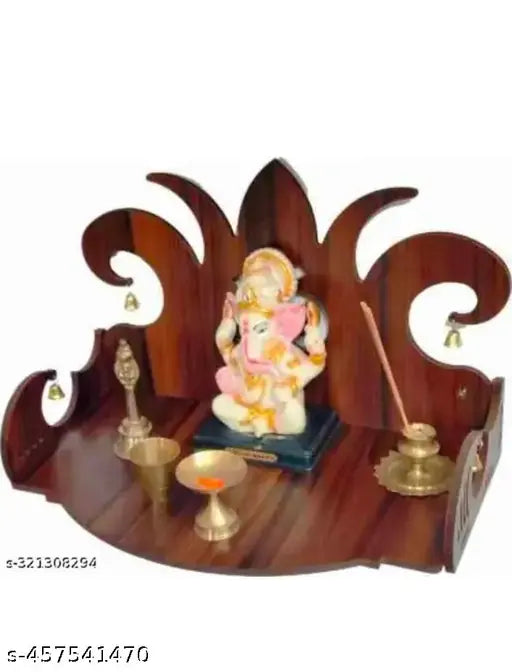 Premium home temple modern pooja mandir wooden home office