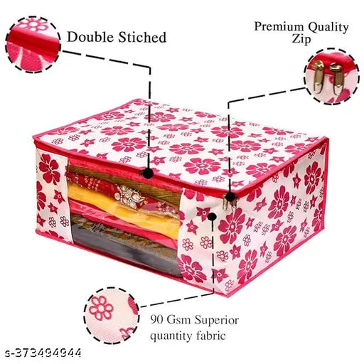 Non-Woven Saree Storage Cover Bag(pack of  8)