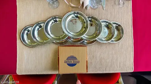 Stainless Steel  Halwa Plate 11