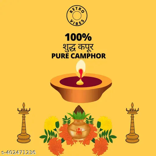 Retro Vibes Camphor tablets 2 x 50 grams | Kapur Tablets