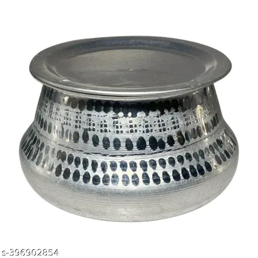 alluminium hand hammered handi/ lota/ cookware/ saucepot/ milkpot/ dinnerware