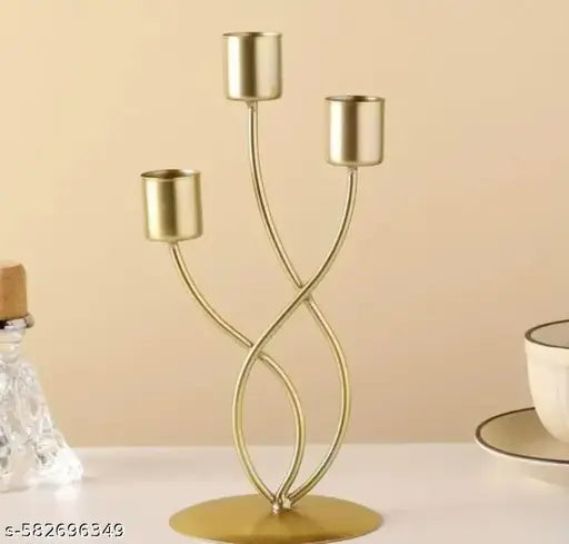 Urban taxtile twist stylish design candle stand for home and decore
