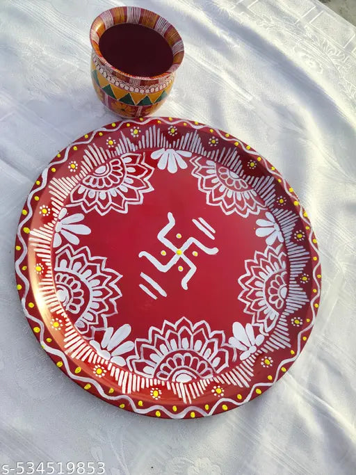 Puja thali with culas