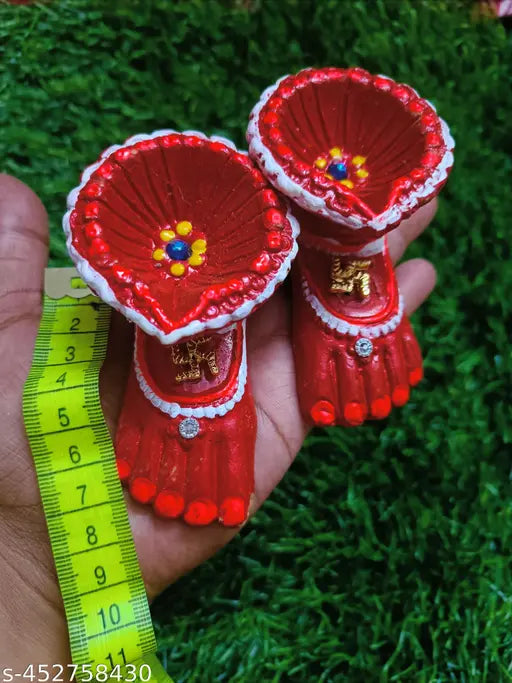Vamesco  Cute Clay Laxmiji  ke Charan Diya For Positive Energy || Laximi ji ke Charan | Laxmiji Charan Paduka