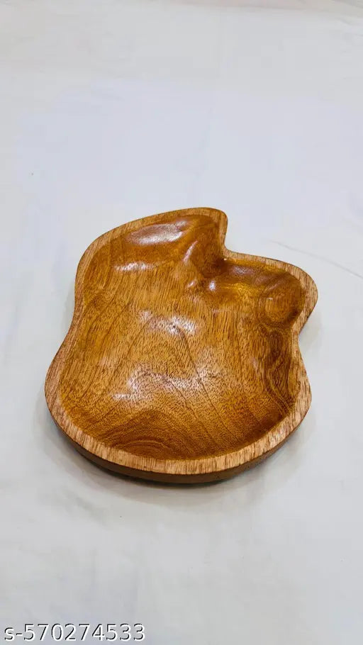 Adeez Gallery Wooden Tray Size 8x6 inch Colour National Brown