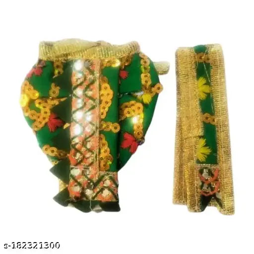 Ganesh Ji/ Ganapati Poshak For Ganesh Chaturthi For 3 Inch Size Idol