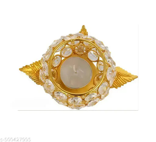 Decorative showpiece cristal candle holder