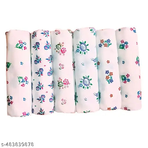 Pure Cotton Bath Towels Combo Pack of 3, Large size, 30 inches x 60 inches Quick Absorbency, White Printed Big Towels