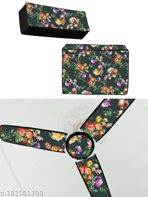 Split AC Cover 1.5 Ton And Fan Cover Combo