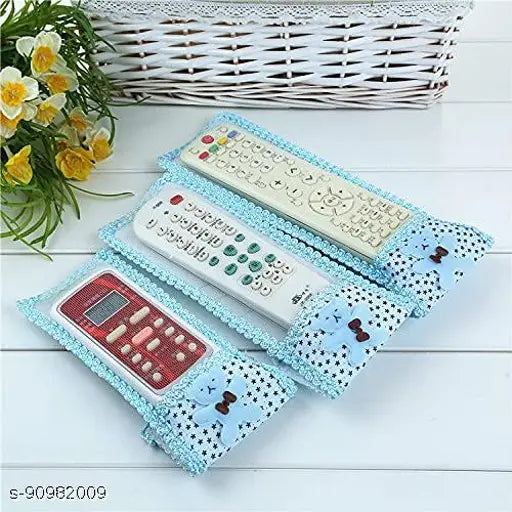 Remote cover (3 pc set) blue