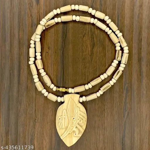 tulsi mala with Radha Big Locket/ 22 inch/from vrindavan