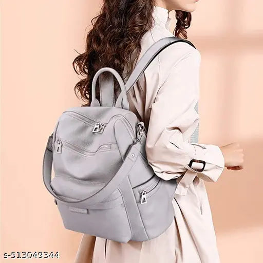 Craftwood Backpack For Women/Multipurpose Backpack/Handbag For Women with Crossbody Handle Backpack/Backpack For Office College Daly Use