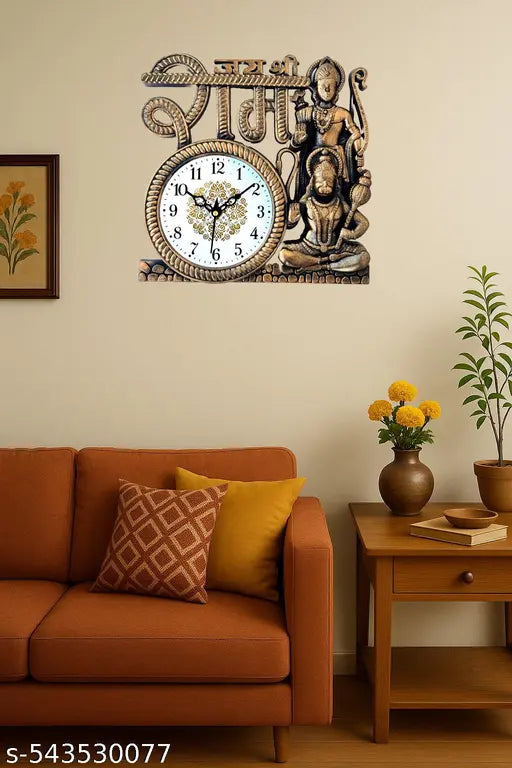 Perfect for adding a spiritual touch to your home or office, this clock blends traditional art with functional design.