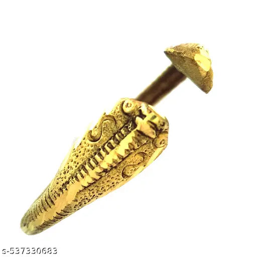 Ayyappan Traders Brass Snake Head Kada for Men/Women | Snake Head Pital Bracelet for Men/Women | Naga Dosham Bracelet
