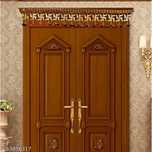 Ecommall Toran for Main Door torans toranalu, gate ki bandarwal, door hanging Mandir, Entrance Door toran decoration (3 Ft, 36" Inch.)