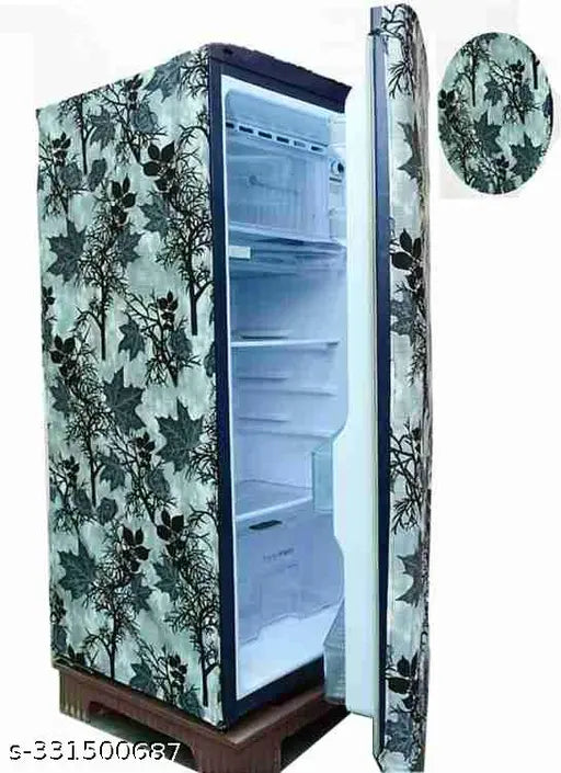 BALA JI DECOR Premium Refrigerator Full Body Cover for Single Door Fridge Durable & Washable Fabric | Dustproof, Fade-Resistant, Size 170 LTR 180 LTR 185 LTR 190 LTR 195 LTR 2OO LTR Set of 1pc