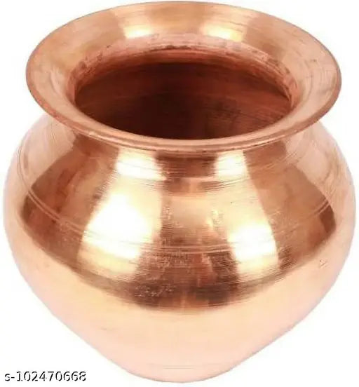 Copper Plating Kalsah Lota For Pooja