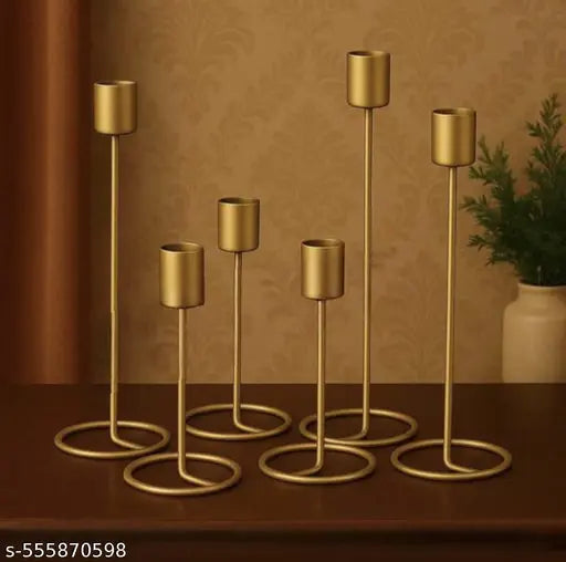 Urban Textiles Twist, Set - of 6 Tealight Candle Holders For Home Decor