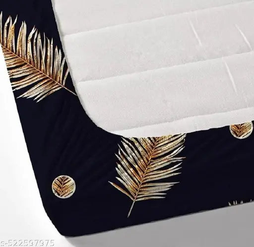 New Trending Fitted (Elastic) Bedsheet With 2 pillow Cover